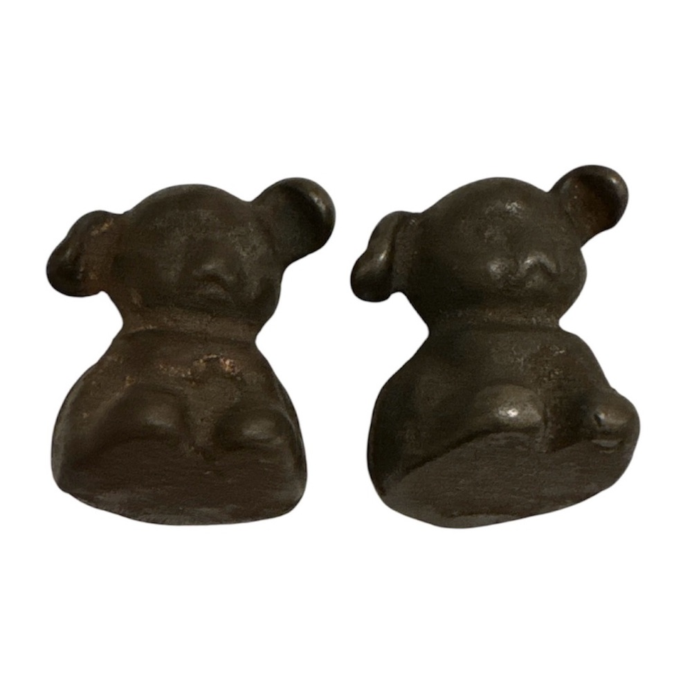 Vintage Cast Iron Puppy Dog Paperweights
Set of 2 - Picture 5 of 8